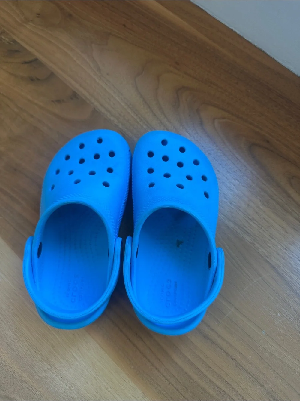 Kids Bright Blue Crocs C9